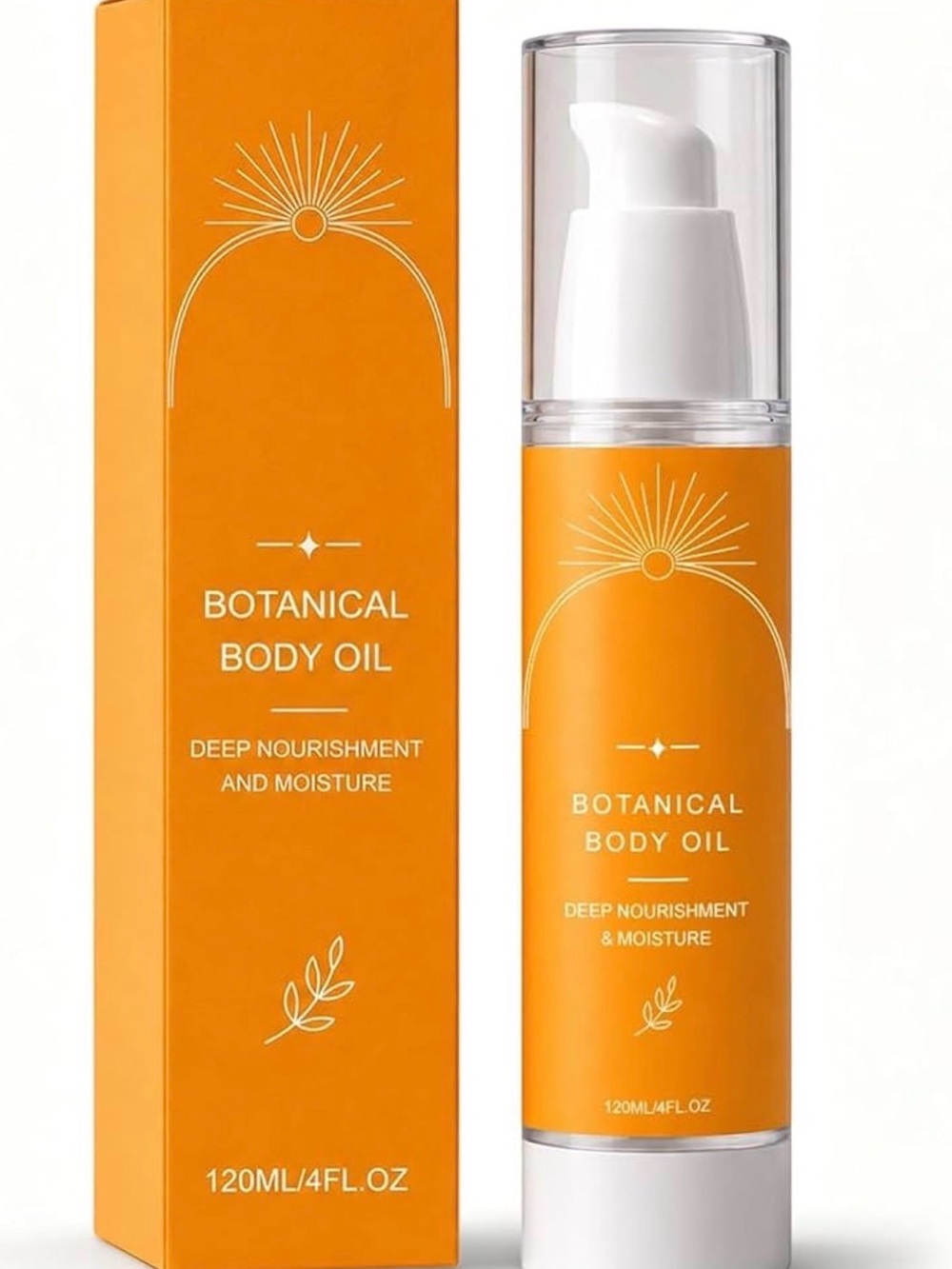Botanical Body Oil for Crepey Skin, Body Oil